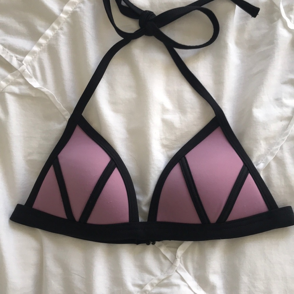 PINK Push Up Triangle Bikini Top